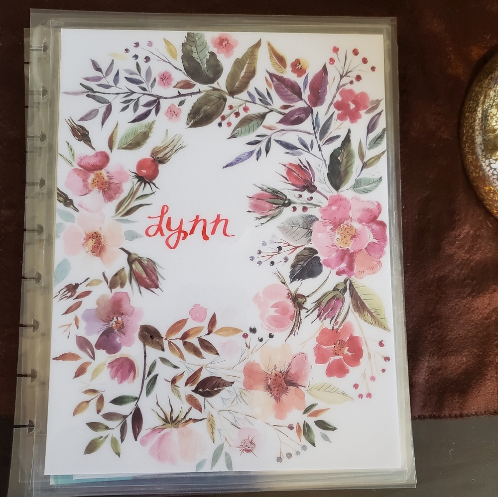 Handmade cover for your Classic size Disc Bound Planner Lynn